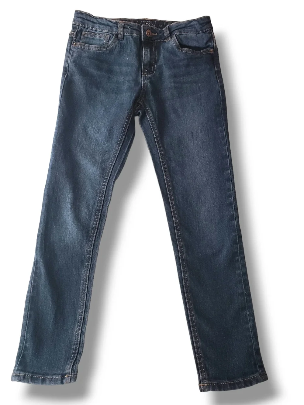 Lucky Brand Girls 10 Zoe Skinny Denim Jean Dark Wash